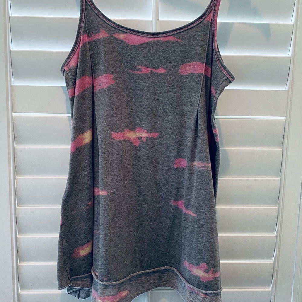 Free People tie dye tank top- M